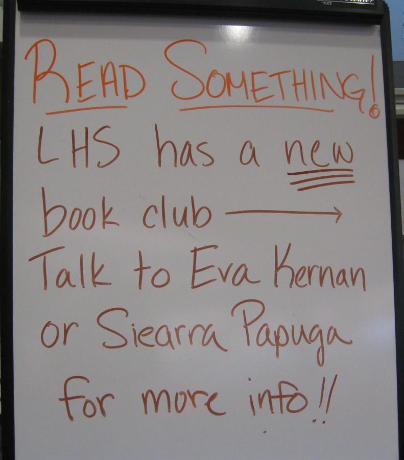 New student-run book club starts at LHS