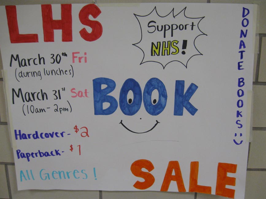 National Honor Society to host book sale