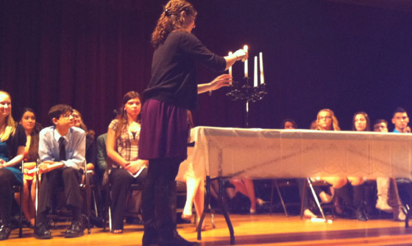 New members were inducted into LHS' NHS