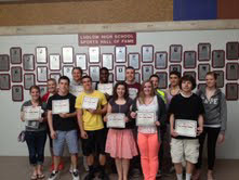 Student-Athletes awarded All-League certificates