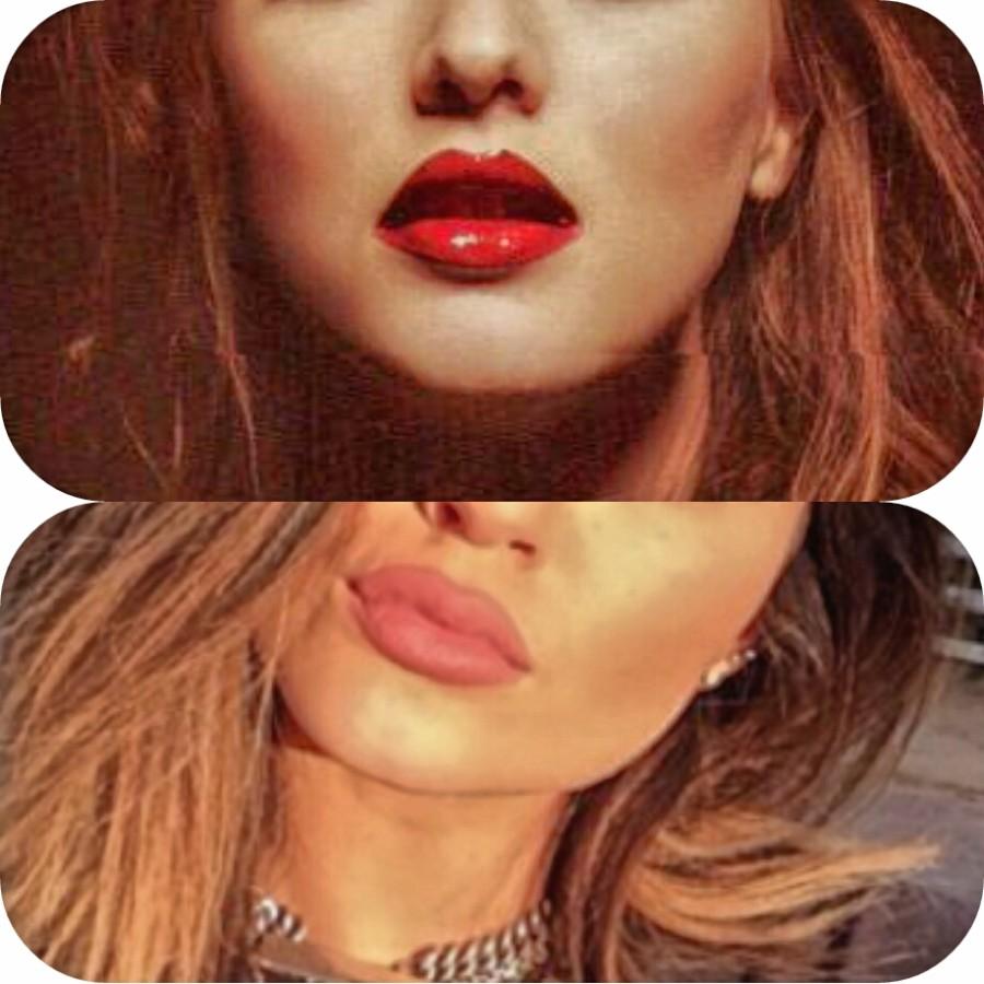 The lavished lips of celebrities, Leighton Meester and Kylie Jenner.