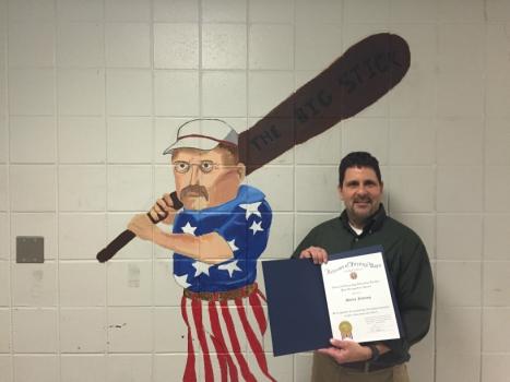 History teacher awarded National Citizenship Education Teacher Post Recognition Award