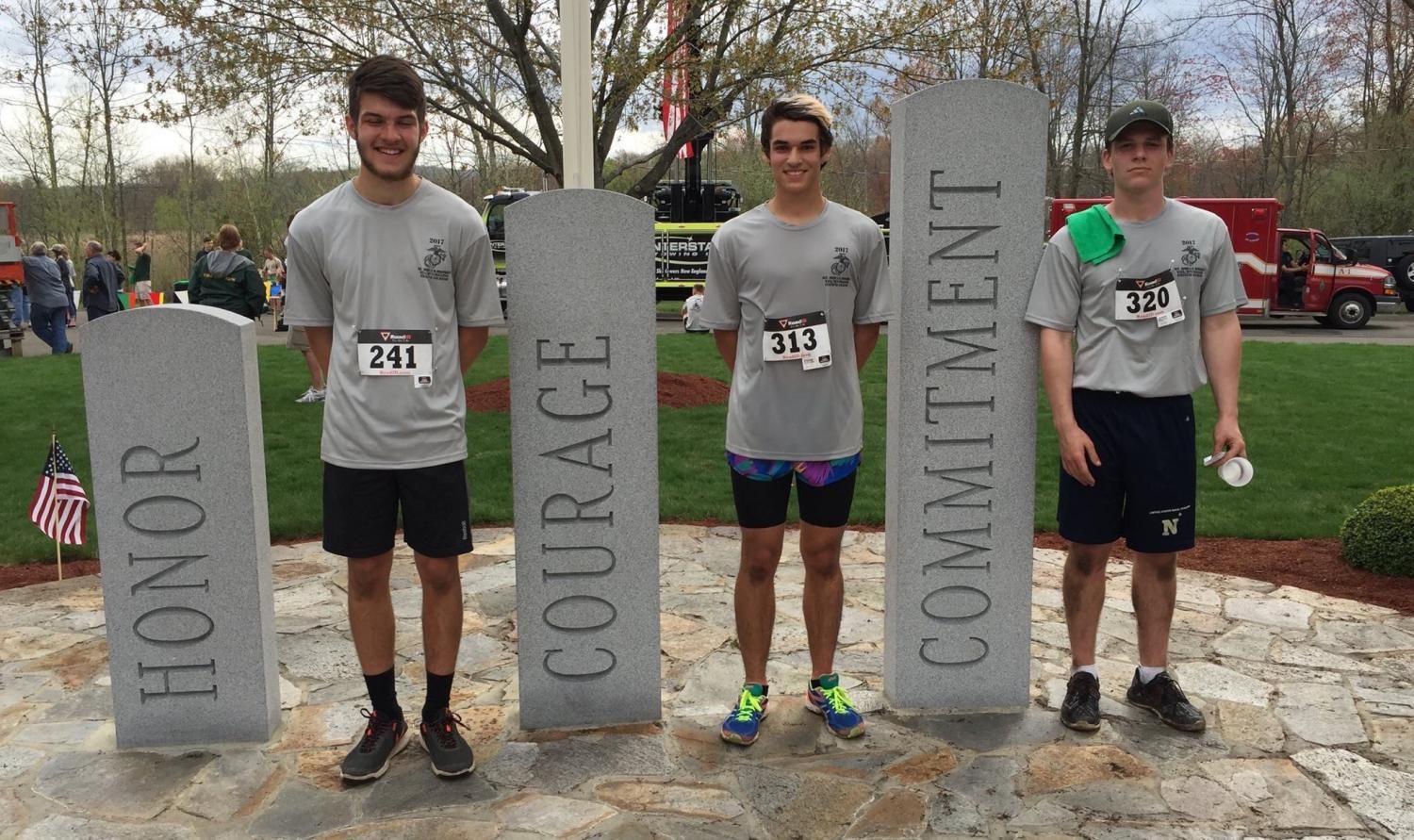 Left to right: Nick Gregoire, Sullivan Kennedy, and Matt Jordan