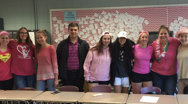 Juniors dominate pink Wednesday