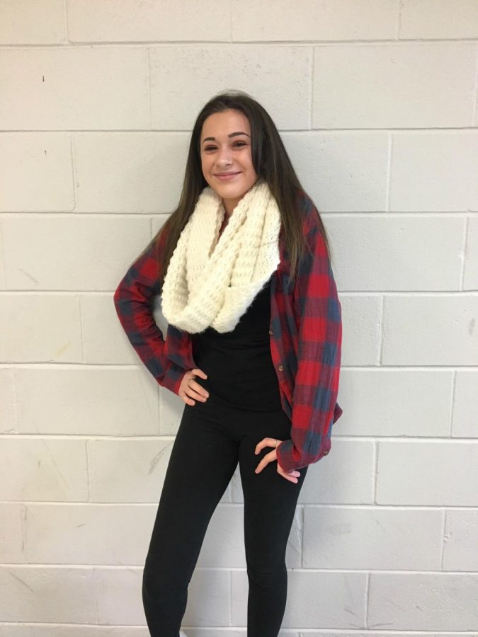 Junior Elizabeth Salvas was one of four LHS students announced as "Student of the Month.