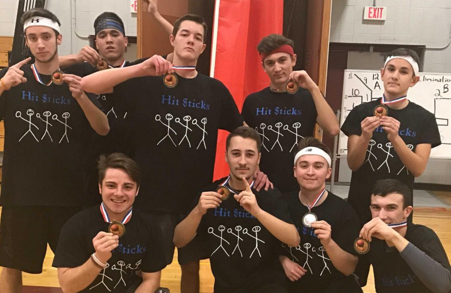 The 2017 Dodgeball Marathon winning team: Hit $ticks