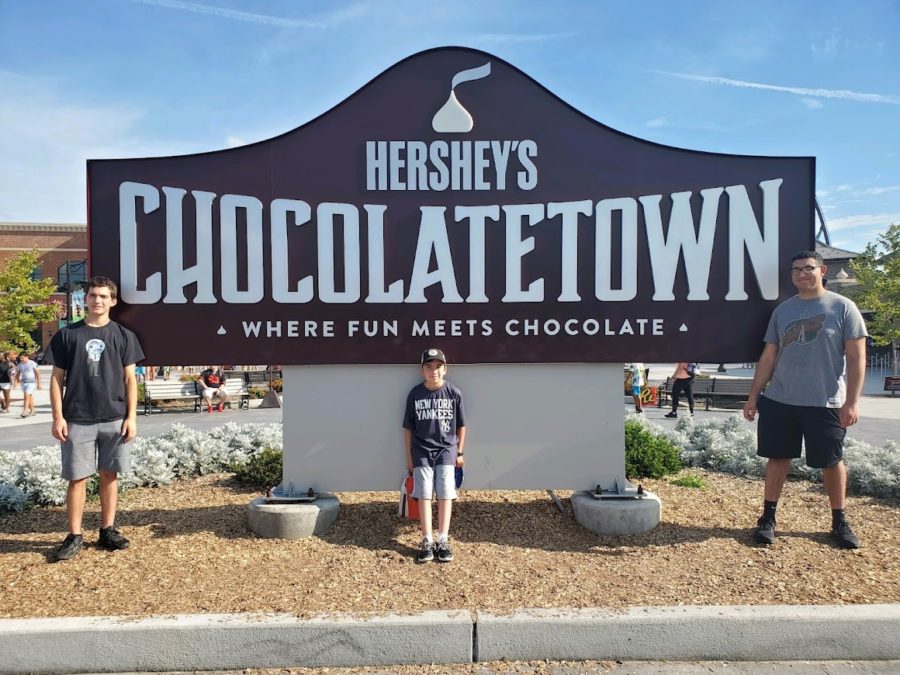 A sign just outside Hersheypark