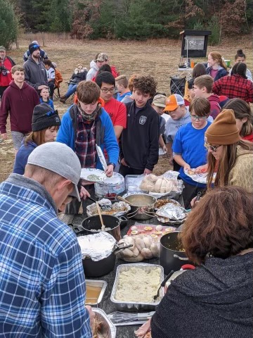 Ludlow scout troops celebrate "Scoutsgiving"