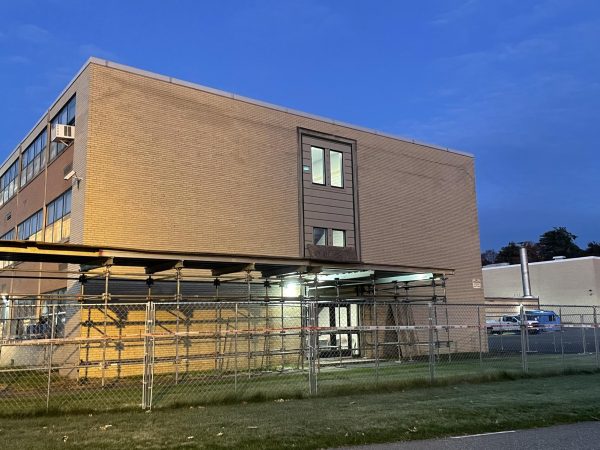 What is Going On With the Construction on the E Wing Staircase?