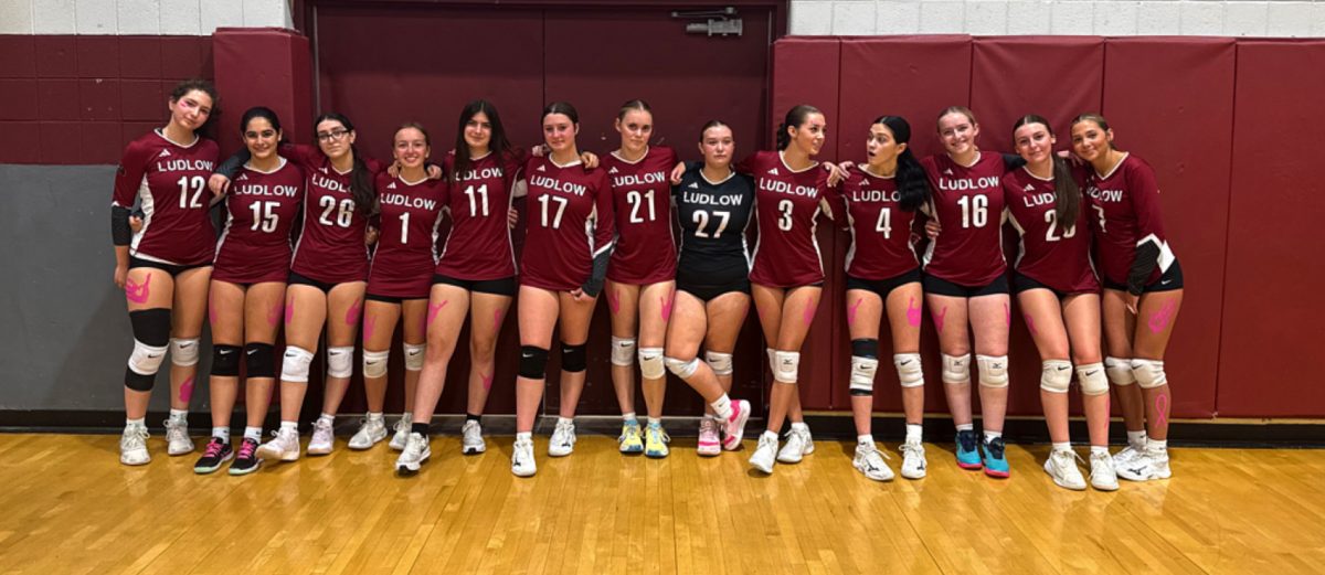 Girls’ Varsity Volleyball Team Commemorates Breast Cancer Awareness Month